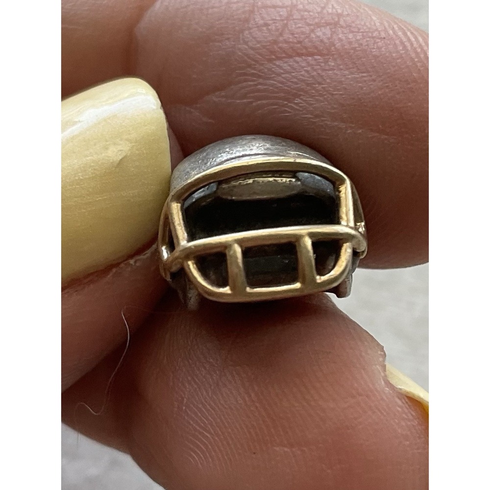 retired Pandora Football Helmet Charm ALE 925. Sterling Silver